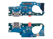 Шлейф для Samsung Galaxy M55 5G (M556B) плата системный разъем/микрофон - Премиум