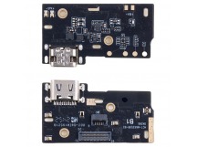 Шлейф для Blackview BV4800 плата на системный разъем/микрофон - Премиум