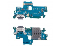Шлейф для Samsung Galaxy A56 5G (A566B) плата системный разъем/разъем SIM/микрофон - Премиум