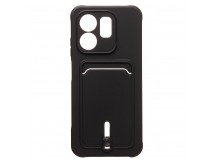 Чехол-накладка - SC304 с картхолдером для "Infinix Smart 9 4G" (black) (236967)