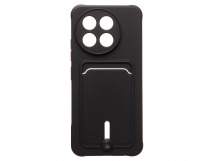 Чехол-накладка - SC304 с картхолдером для "Tecno Spark 30 Pro" (black) (237679)