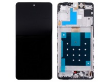 Дисплей для Samsung Galaxy M55 5G (M556B) модуль с рамкой Черный - OR (SP)