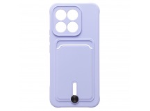 Чехол-накладка - SC304 с картхолдером для "Honor X8c" (light violet) (239107)