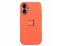 Чехол-накладка ORG Silicone Case SafeMag с анимацией для "Apple iPhone 16" (tangerine) (239530)