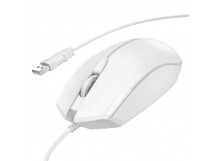 Мышь Hoco GM37, проводная USB, цвет белый