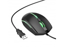 Мышь Hoco GM37, проводная USB, цвет черный