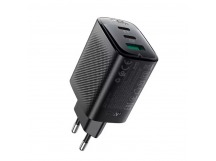 Сетевое зарядное устройство Type-C Acefast A108 (67W, PD, 3 порта, GaN) Черный