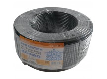 Кабель коаксиальный RG-6U CCS/Al 1,02/0,12*48 100м уличный, чёрный Arctica -30