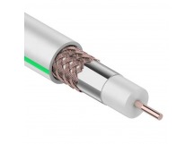 Кабель коаксиальный SAT 703 B, Cu/Al/Cu, 48%, 75Ом, 100м, INDOOR, белый СМАРТКИП