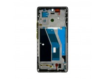 Рамка дисплея для Tecno Spark 20 Pro+ (KJ7) Черный (возможен дефект ЛКП)