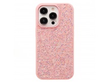 Чехол-накладка - PC071 POSH SHINE для "Apple iPhone 14 Pro" россыпь кристаллов (pink) (231596)