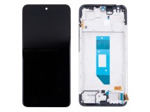 Дисплей для Xiaomi Redmi Note 14 4G (24117RN76O/24117RN76G) модуль с рамкой Черный - OR (SP)