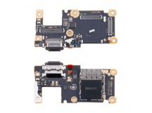Шлейф для Xiaomi 11T/11T Pro (21081111RG/2107113SG) плата системный разъем/разъем SIM/микрофон - OR (SP)