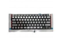 Подсветка клавиатуры для ноутбука MacBook Air M1 13" A2337 (2020, прямой Enter RU) Черный