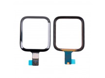 Стекло для переклейки Apple Watch 6 (44 мм) в сборе с тачскрином и OCA пленкой сапфировое Черный