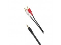 Шнур 2RCAшт.- шт. 3,5мм AV18 1.5м