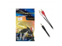 Кабель AUX на 2RCA AV19 (позолоченый након.) 3м