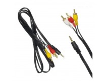 Кабель соединительный AUX на 3RCA AV23 1.5м