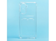 Чехол-накладка - SC276 с картхолдером для "Xiaomi Poco X7 Pro" (transparent) (239090)