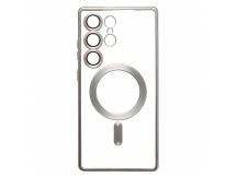 Чехол-накладка - SM027 SafeMag для "Samsung Galaxy S25 Ultra" (silver) (239772)