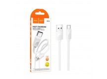 Кабель USB - Type-C HOCO X114 (3A/1m) белый