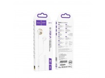 Проводные наушники Lighting HOCO M115 белые