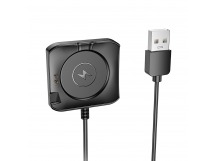 Кабель зарядки Hoco для смарт-часов Y28 5W 60см 1A  (black) (239301)