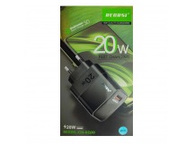 Сетевое ЗУ RECRSI CH-XQ30 + кабель Micro USB (1USB/QC 3.0 20W) черное