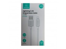 Кабель USB - Lightning USAMS SJ699 (2.4A/3m) белый