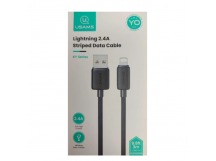 Кабель USB - Lightning USAMS SJ699 (2.4A/3m) черный