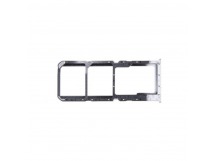 Держатель SIM для Realme 8 4G/8 Pro (RMX3085/RMX3081) Серебро