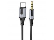 Кабель Type-C - 3.5mm Borofone BL19 Creator (повр. уп.) 100см   (white) (240401)