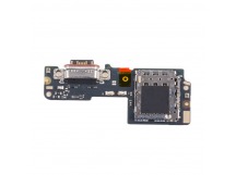 Шлейф для Xiaomi Poco X7 (24095PCADG) плата системный разъем/разъем SIM/микрофон - Премиум