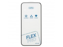Защитное стекло Full Screen Cellis Flex Pro для "Apple iPhone 16 Plus" (black)(234376)
