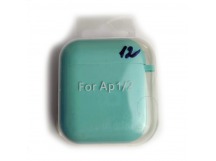 Чехол для наушников AirPods 1/2 Protection Case с карабином (12) бирюзовый