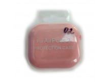 Чехол для наушников AirPods 3 Protection Case с карабином (02) розовый