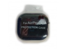 Чехол для наушников AirPods 3 Protection Case с карабином (08) черный
