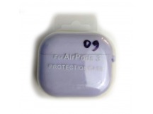 Чехол для наушников AirPods 3 Protection Case с карабином (09) сиреневый