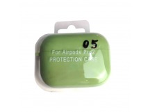 Чехол для наушников AirPods Pro/Pro2 Protection Case с карабином (05) фисташковый