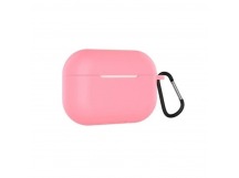 Чехол для наушников AirPods Pro/Pro2 Protection Case с карабином (06) розовый