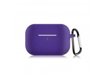 Чехол для наушников AirPods Pro/Pro2 Protection Case с карабином (11) фиолетовый