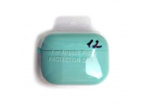 Чехол для наушников AirPods Pro/Pro2 Protection Case с карабином (12) бирюзовый