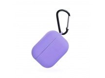 Чехол для наушников AirPods Pro/Pro2 Protection Case с карабином (14) сиреневый