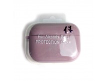 Чехол для наушников AirPods Pro/Pro2 Protection Case с карабином (17) лиловый