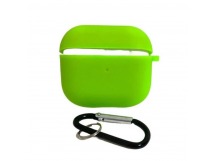Чехол для наушников AirPods Pro/Pro2 Protection Case с карабином (19) салатовый