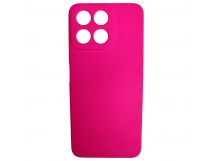 Чехол силиконовый Honor X7C Silicone Cover без лого фуксия