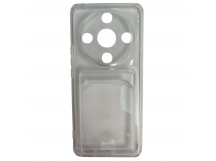 Чехол силиконовый Honor X9B с визитницей прозрачный