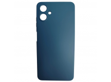 Чехол силиконовый Samsung A06 Silicone Cover без лого темно-синий