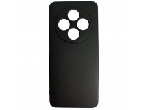 Чехол силиконовый Redmi 14C/POCO C75 Silicone Case без лого черный