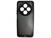 Чехол силиконовый Redmi 14C/POCO C75 матовый с окантовкой черный